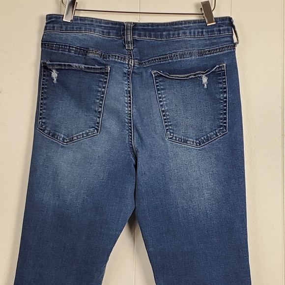 factory distressed jeggings size 11 - Picture 9 of 14